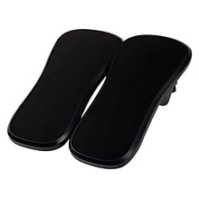Mind Reader Wrist Rest Pad Clamp, Black, 2/Pack (WREST2-BLK)