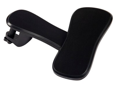 Mind Reader Wrist Rest Pad Clamp, Black, 2/Pack (WREST2-BLK)