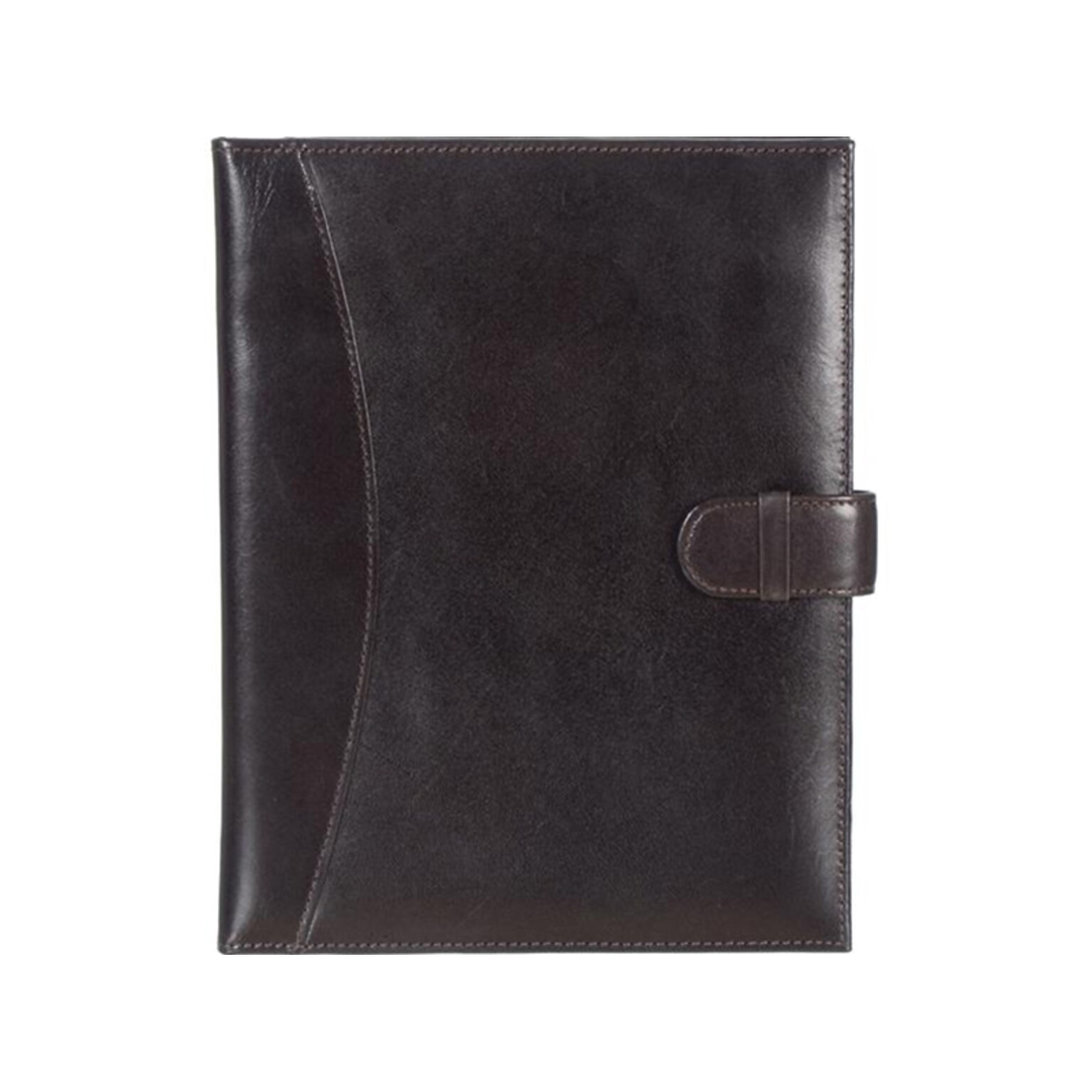 Club Rochelier Zenith Large Leather Book Picture Frame, Glossy Brown (ZN4144)