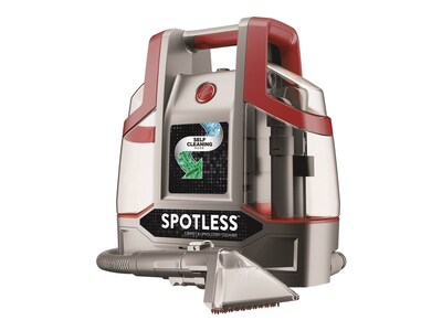 Hoover Spotless Canister Vacuum, Gray/Red (FH11300)