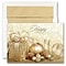 JAM PAPER Blank Christmas Cards & Matching Envelopes Set, Holiday Package, 25/Pack (526M1761WB)