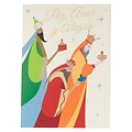 JAM PAPER Deluxe Spanish Christmas Cards & Matching Envelopes Set, Paz Amor Alegria, 12 Cards/Pack (JAM2IG105701)