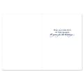 JAM PAPER Christmas Cards & Matching Envelopes Set, 7 6/7 x 5 5/8, Holiday Village, 18/Pack (52693