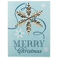 JAM PAPER Handmade Christmas Cards & Matching Envelopes Set, Elegant Winter Snowflakes, 12 Cards/Pack (JAM2IG105984)