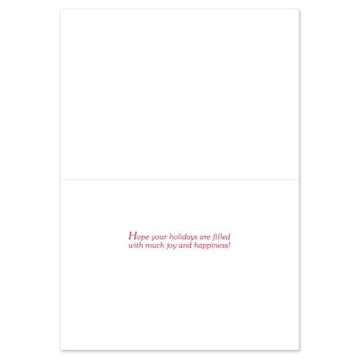 JAM PAPER Christmas Cards & Matching Envelopes Set, 7 6/7" x 5 5/8", Beach Angels, 18/Pack (526941100)