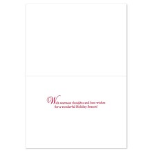 JAM PAPER Christmas Cards & Matching Envelopes Set, 7 6/7 x 5 5/8, Seasons Beauty, 18/Pack (526936