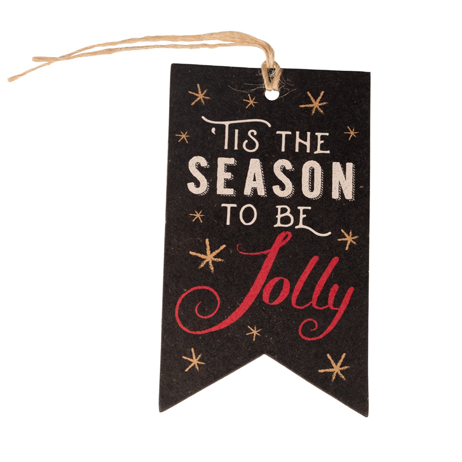 JAM PAPER Holiday Gift Tags, 4 1/4 x 2 3/8, Tis The Season- 16/pack (207734324)