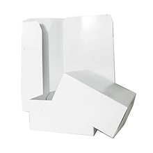 JAM PAPER Gift Box with Full Lid, 2 x 12 x 5 1/2, White