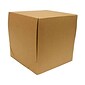 JAM PAPER Gift Box with Full Lid, 9 x 9 x 9, Kraft (133011524)