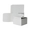 JAM PAPER Open Lid Gift Boxes, 6 x 4 1/2 x 4 1/2, White (4813851)
