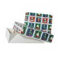 JAM PAPER Christmas Gift Box, 10 x 5x 3- Santa Christmas Tree