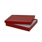 JAM PAPER Jewelry Gift Box, 5 5/8 x 7 1/8 x 1, Red (6242619703)