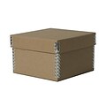 JAM PAPER Nesting Boxes, 5 3/8 x 5 3/8 x 3 1/2, Natural Brown Kraft, Box