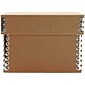 JAM PAPER Nesting Boxes, 5 3/8 x 5 3/8 x 3 1/2, Natural Brown Kraft, Box (9073201)