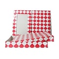 JAM PAPER Gift Box, 9.5 x 15 x 2, Red & White