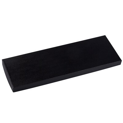 JAM PAPER Tie Box, 14 1/4 x 4 3/4 x 3/4, Black