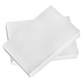 JAM PAPER Large Gift Boxes, Robe Size, 17 x 11 x 2 1/2, White, 2/Pack