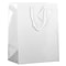 JAM PAPER Glossy Gift Bags with Rope Handles, Large, 10 x 13, White, 3 Bags/Pack (673GLWHB)