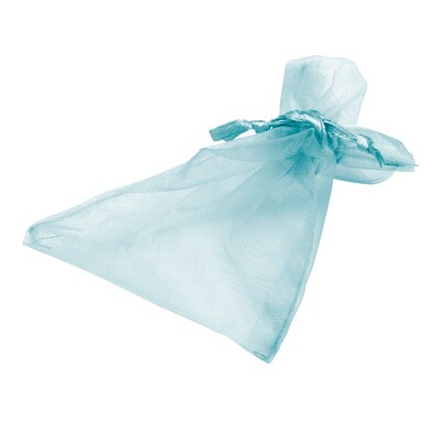 JAM PAPER Sheer Bags, Small, 4 x 5 1/2, Baby Blue, Bulk 96 Bags/Box (SPC14K5B)