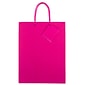 JAM PAPER Glossy Gift Bags with Rope Handles, Large, 10 x 13, Hot Pink, 3 Bags/Pack (673GLFUB)