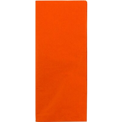 JAM Paper 20" x 26" Tissue Paper, Orange, 20 Sheets/Pack (1152361A)