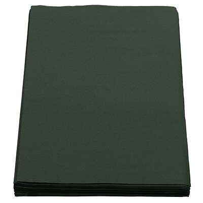 JAM PAPER Tissue Paper, Dark Green, 480 Sheets/Ream (11526536)