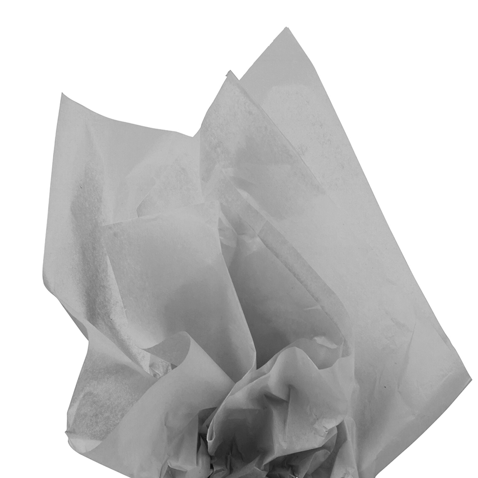 JAM Paper 20 x 26 Tissue Paper, Grey/Silver, 20 Sheets/Pack (1152357A)