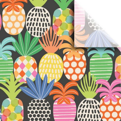 JAM PAPER Design Tissue Paper, Pineapple Pop, 240 Sheats/Ream