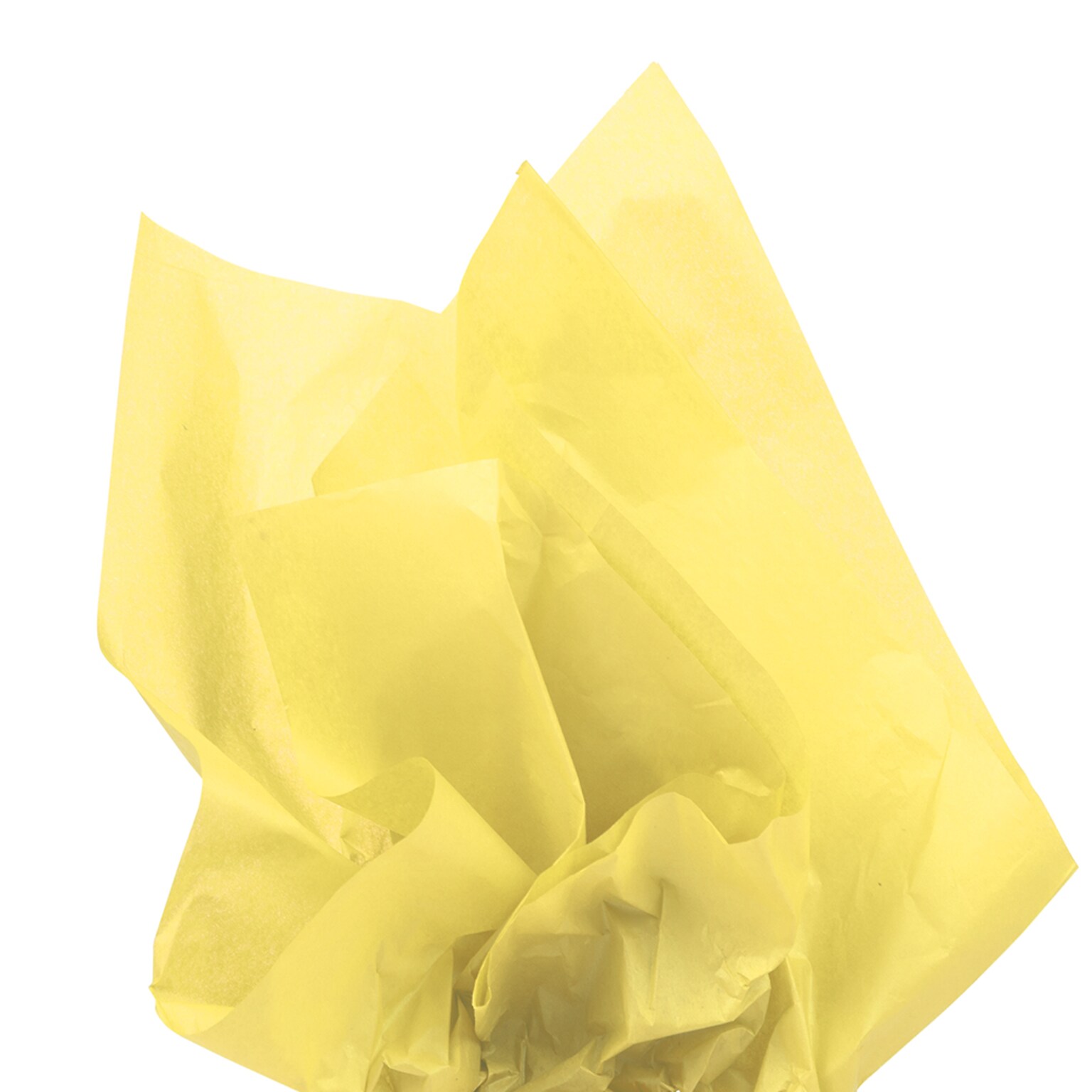 JAM Paper 20 x 26 Tissue Paper, Yellow, 20 Sheets/Pack (1152359A)