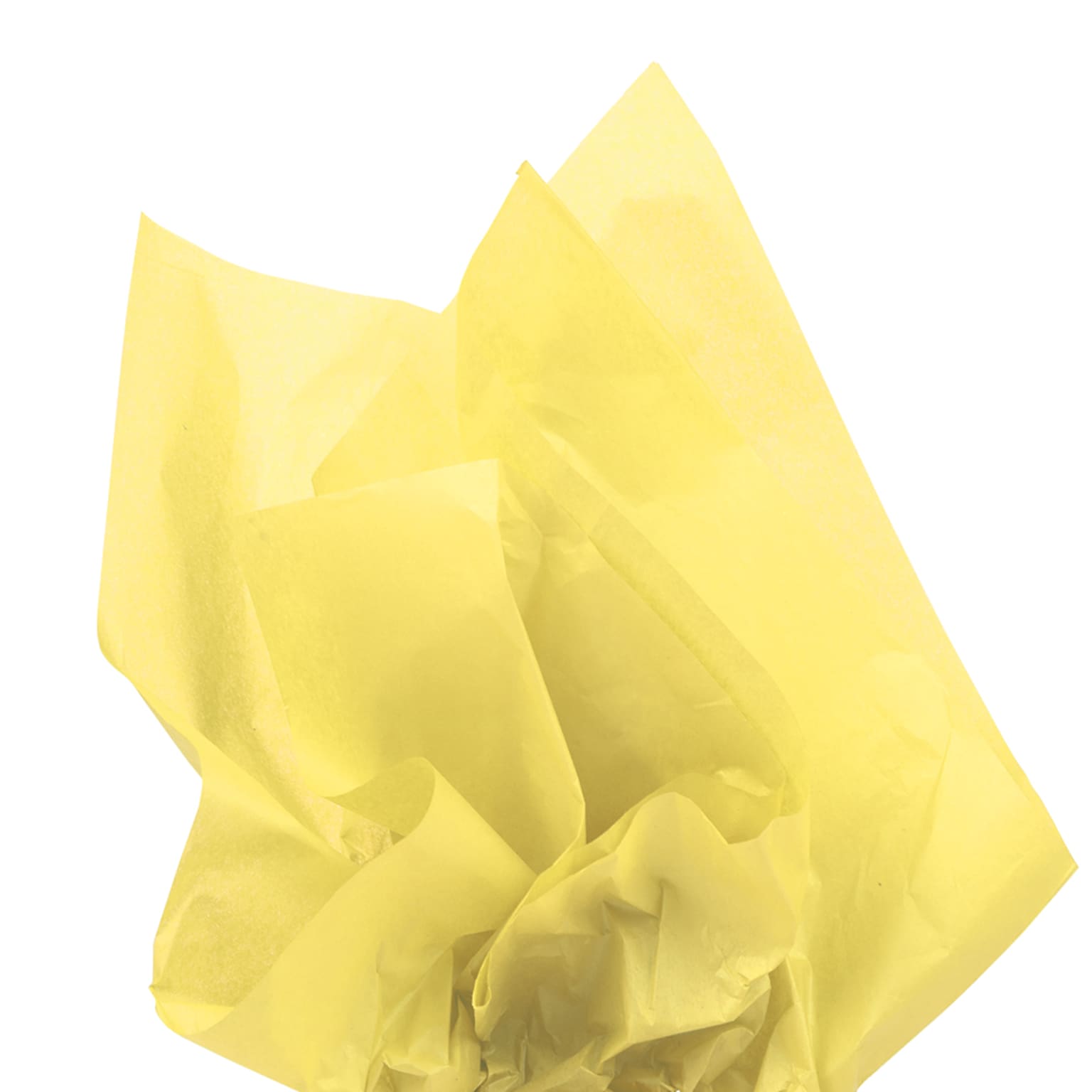 JAM PAPER Tissue Paper, Yellow, 20 Sheets/Pack