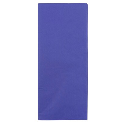 JAM Paper 20" x 26" Tissue Paper, Presidential Blue, 20 Sheets/Pack (1152354A)
