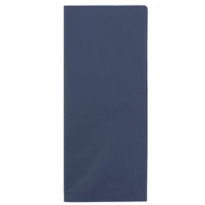JAM Paper 20" x 26" Tissue Paper, Navy Blue, 20 Sheets/Pack (1152353A)