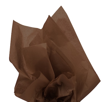 JAM PAPER Tissue Paper, Brown, 20 Sheets/pack (1152349A)