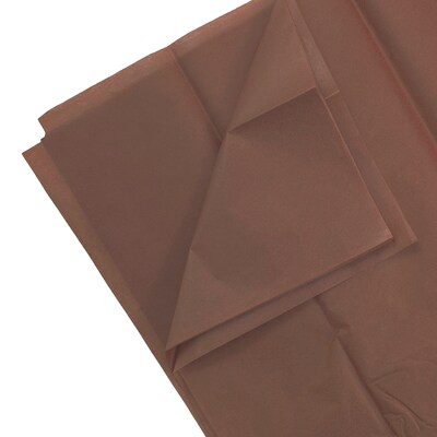JAM Paper 20 x 26 Tissue Paper, Brown, 20 Sheets/pack (1152349A)