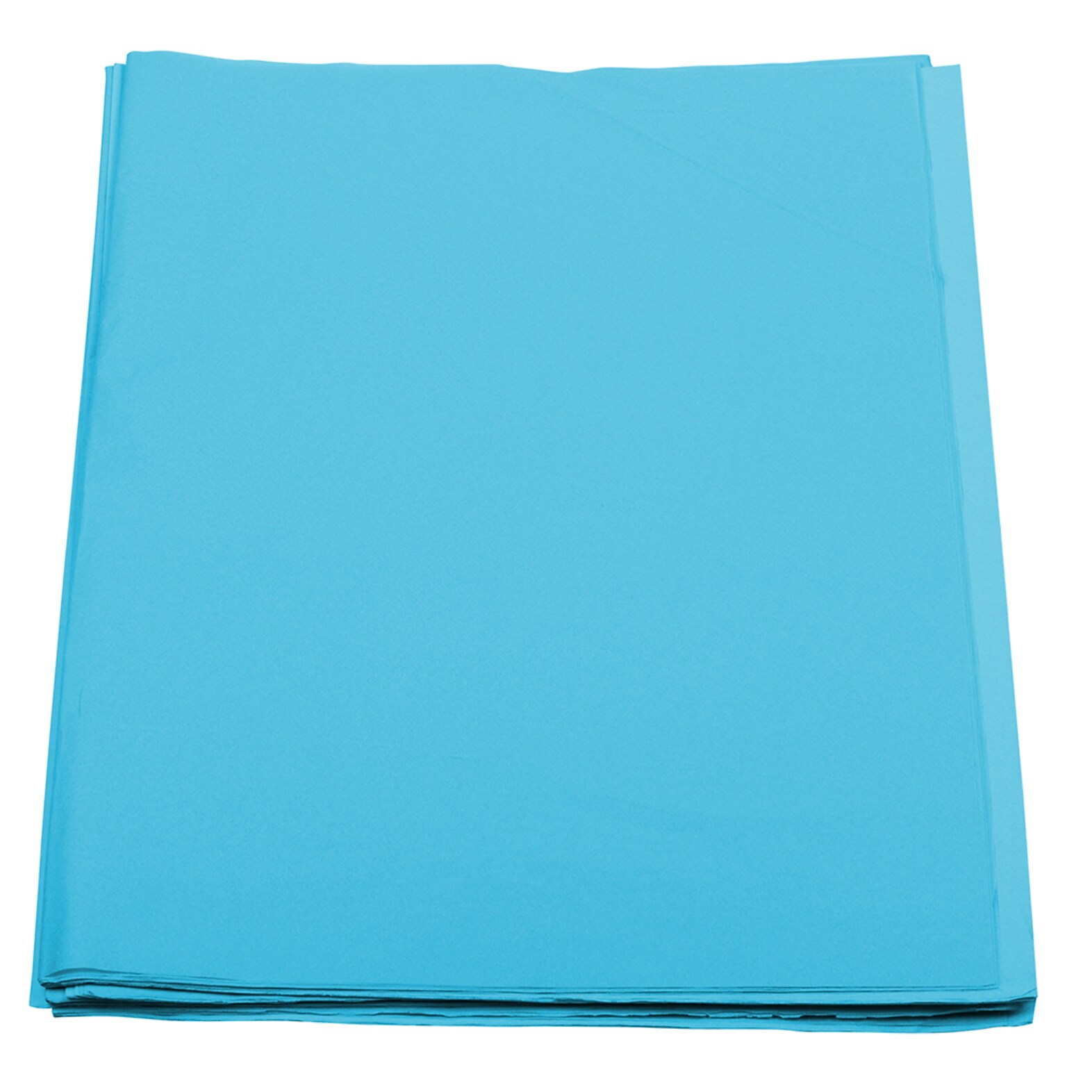 JAM Paper 20 x 26 Tissue Paper, Aqua Blue,480 Sheets/Pack (1152379)