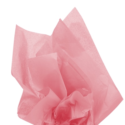 JAM Paper Tissue Paper, Pink, 20 Sheets/Pack (1152360A)