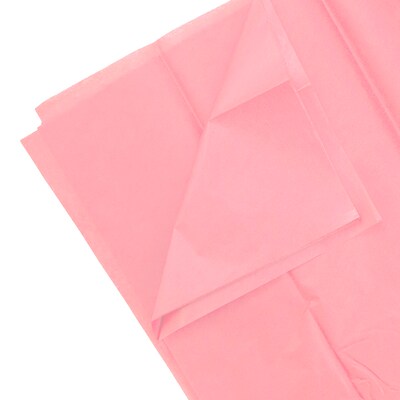 JAM Paper 20 x 26 Tissue Paper, Pink, 20 Sheets/Pack (1152360A)