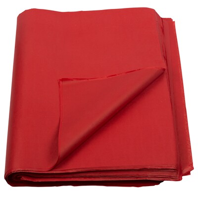 JAM Paper 20 x 26 Tissue Paper, Red, 480 Sheets/Pack (1152386)
