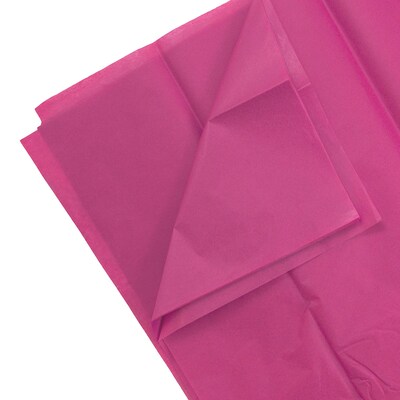 JAM Paper 20 x 26 Tissue Paper, Fuchsia, 20 Sheets/pack (1152351A)