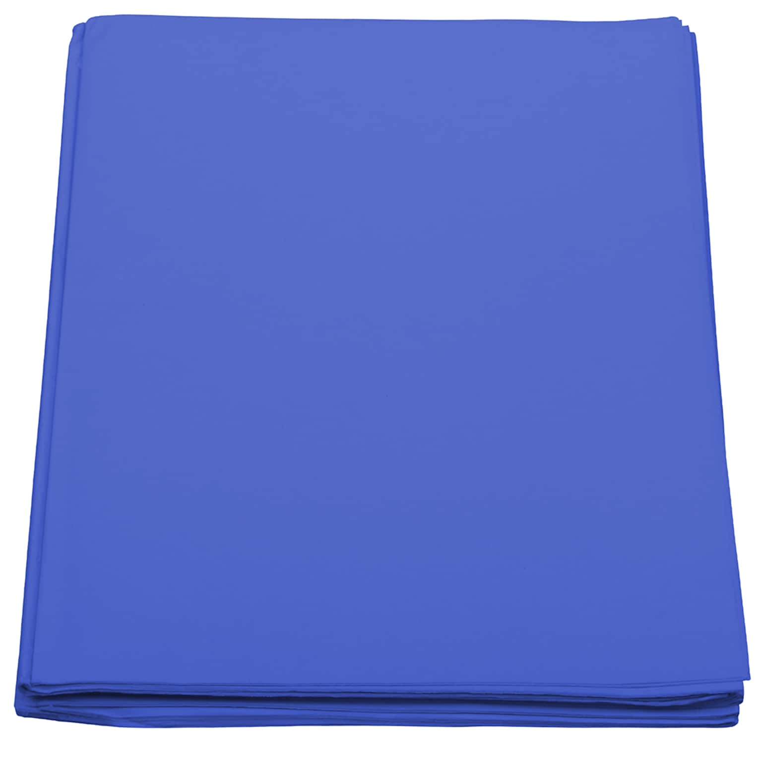 JAM Paper Tissue Paper, Presidential Blue, 480 Sheets/Pack (1155679)