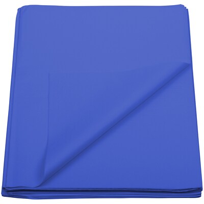 JAM Paper 20 x 26 Tissue Paper, Presidential Blue, 480 Sheets/Pack (1155679)