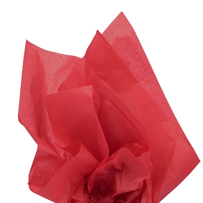 JAM Paper Tissue Paper, Red, 20 Sheets/Pack (1152356A)