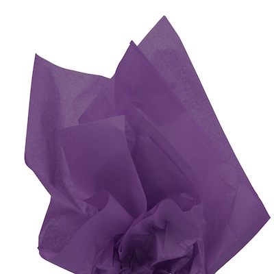 JAM PAPER Tissue Paper, Purple, 20 Sheets/Pack (1152355A)