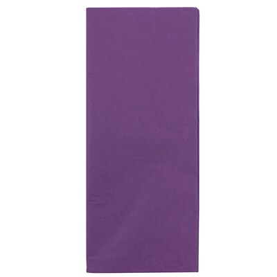 JAM Paper 20" x 26" Tissue Paper, Purple, 20 Sheets/Pack (1152355A)