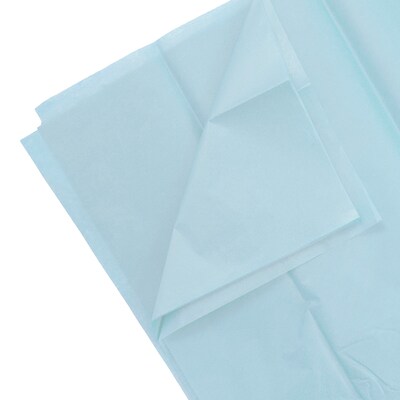 JAM Paper 20 x 26 Tissue Paper, Baby Blue, 20 Sheets/Pack (1152347A)