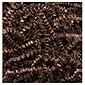 JAM PAPER Crinkle Cut Shred Tissue Paper, Chocolate Brown, 20 lb/box (1195562)
