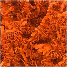 JAM PAPER Crinkle Cut Shred Tissue Paper, Orange, 20 lb/box