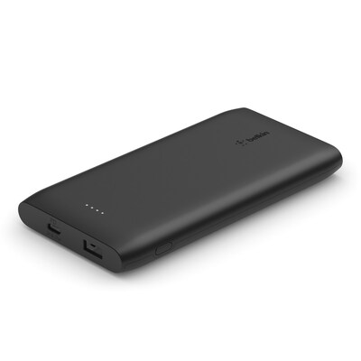 Belkin BOOST CHARGE USB-C PD Power Bank, 18W, 10,000 mAh + USB-C Cable, Black
