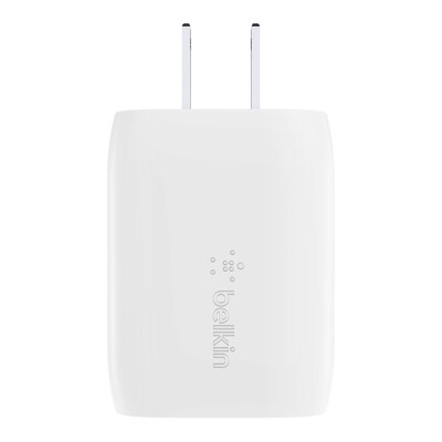 Belkin BOOST CHARGE USB-C to Lightning Car Charger for Multiple Brands, White (WCA003dqWH)