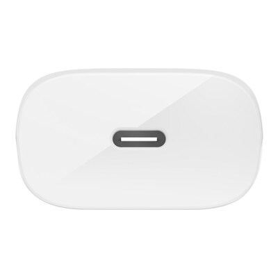 Belkin BOOST CHARGE USB-C to Lightning Car Charger for Multiple Brands, White (WCA003dqWH)